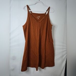 Universal Thread Rust Spaghetti Strap Dress Size XXL